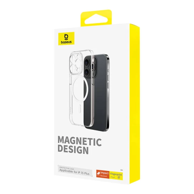 Чехол Baseus OS-Lucent для iPhone 15 Plus Clear with MagSafe (P60157205203-02)