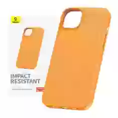 Чохол Baseus Fauxther для iPhone 15 Plus Orange (P60157304713-02)