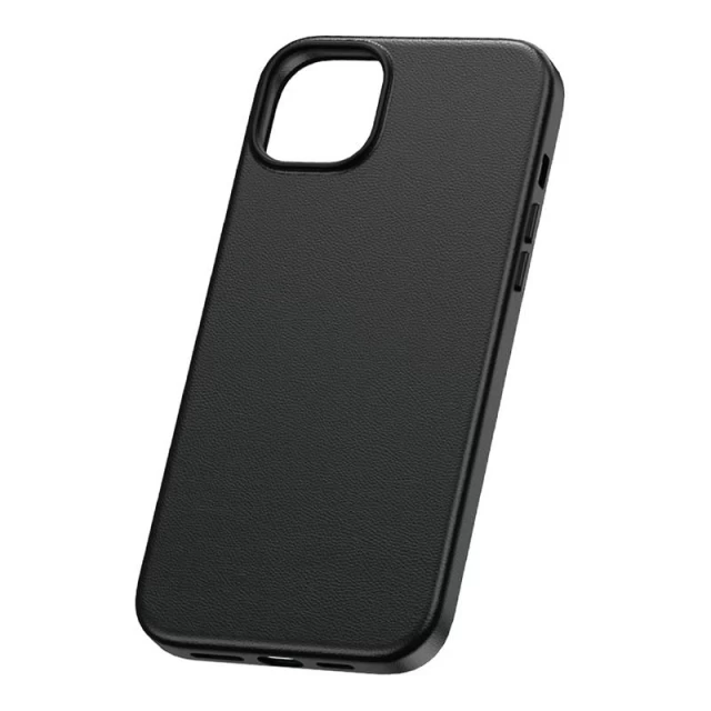 Чехол Baseus Fauxther для iPhone 15 Pro Max Black (P60157304113-03)