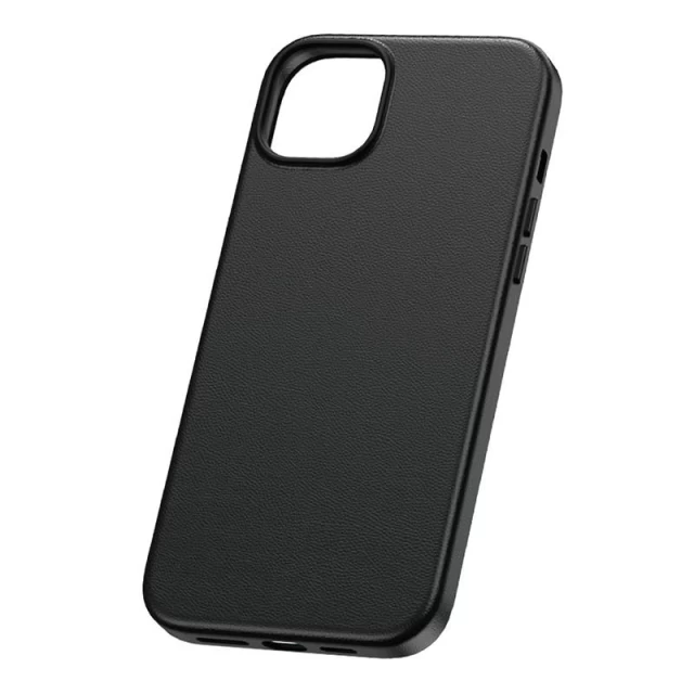 Чохол Baseus Fauxther для iPhone 15 Black (P60157304113-00)