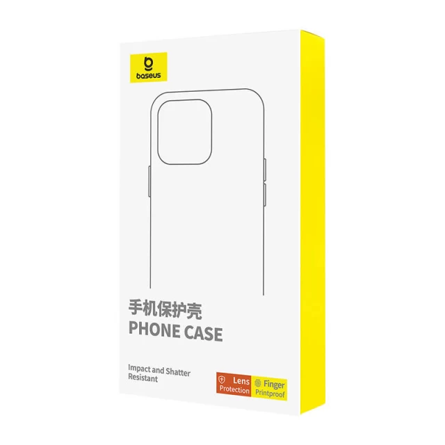 Чехол и защитное стекло Baseus Clear Case для iPhone 15 (P60115400201-00)