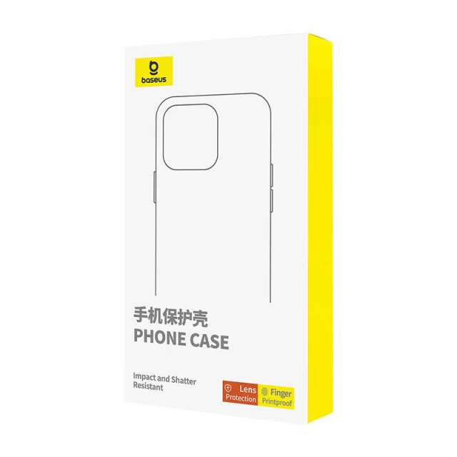 Чехол и защитное стекло Baseus Clear Case для iPhone 15 Plus (P60115400201-01)