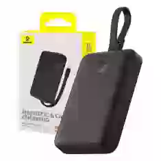Портативний зарядний пристрій Baseus Magnetic Mini with USB-C to USB-C Cable 0.3m 10000 mAh 30W Black with MagSafe (P1002210B113-00)