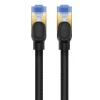 Сетевой кабель Baseus Braided Ethernet RJ45 Cat.7 10Gbps 0.5m Black (B0013320B111-00)