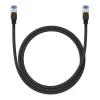 Сетевой кабель Baseus Braided Ethernet RJ45 Cat.7 10Gbps 1m Black (B0013320B111-01)