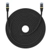 Сетевой кабель Baseus Braided Ethernet RJ45 Cat.7 10Gbps 25m Black (B0013320B111-10)