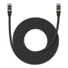 Сетевой кабель Baseus Braided Ethernet RJ45 Cat.7 10Gbps 5m Black (B0013320B111-05)