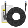 Мережевий кабель Baseus Braided Ethernet RJ45 Cat.7 10Gbps 8m Black (B0013320B111-06)