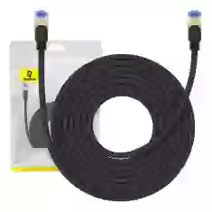 Сетевой кабель Baseus Braided Ethernet RJ45 Cat.7 10Gbps 8m Black (B0013320B111-06)
