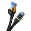 Мережевий кабель Baseus Braided Ethernet RJ45 Cat.7 10Gbps 8m Black (B0013320B111-06)