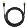 Мережевий кабель Baseus High Speed (Round) Ethernet RJ45 Cat.8 40Gbps 1.5m Black (B0013320A111-02)
