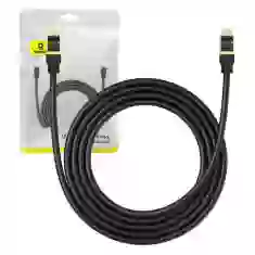 Мережевий кабель Baseus High Speed (Round) Ethernet RJ45 Cat.8 40Gbps 2m Black (B0013320A111-03)