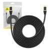 Сетевой кабель Baseus High Speed (Round) Ethernet RJ45 Cat.8 40Gbps 8m Black (B0013320A111-06)
