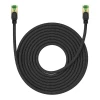 Мережевий кабель Baseus Braided Ethernet RJ45 Cat.8 40Gbps 10m Black (B0013320C111-07)