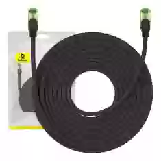 Мережевий кабель Baseus Braided Ethernet RJ45 Cat.8 40Gbps 15m Black (B0013320C111-08)