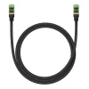 Сетевой кабель Baseus Braided Ethernet RJ45 Cat.8 40Gbps 1m Black (B0013320C111-01)