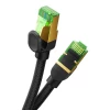 Сетевой кабель Baseus Braided Ethernet RJ45 Cat.8 40Gbps 1m Black (B0013320C111-01)