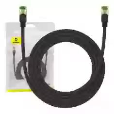 Сетевой кабель Baseus Braided Ethernet RJ45 Cat.8 40Gbps 2m Black (B0013320C111-03)