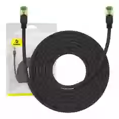 Сетевой кабель Baseus Braided Ethernet RJ45 Cat.8 40Gbps 8m Black (B0013320C111-06)