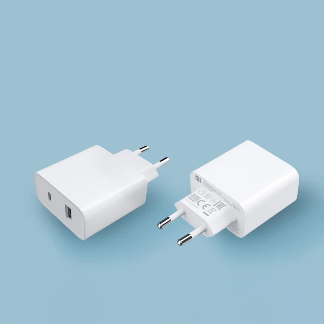 Мережевий зарядний пристрій Xiaomi Mi 33W USB-C | USB-A White (BHR4996GL)