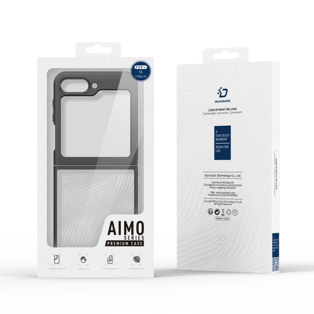 Чехол Dux Ducis Aimo Mag для Samsung Galaxy Flip5 (F731) 5G Black (6934913025116)