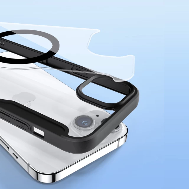 Чехол-книжка Dux Ducis Skin X Pro для iPhone 15 Black with MagSafe (6934913025178)