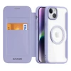 Чехол-книжка Dux Ducis Skin X Pro для iPhone 15 Plus Purple with MagSafe (6934913025222)