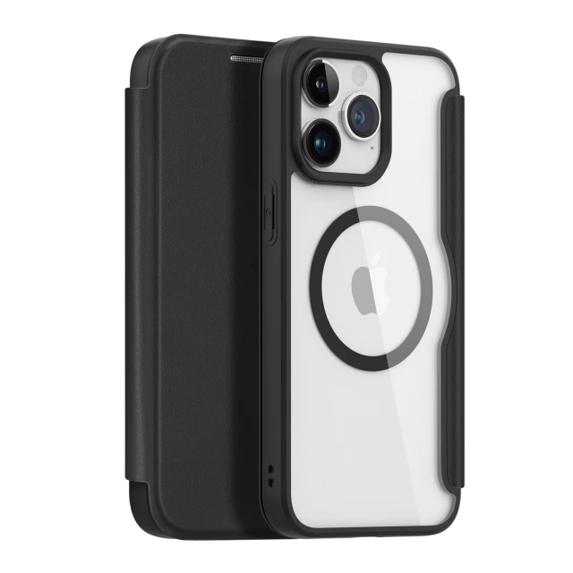 Чохол-книжка Dux Ducis Skin X Pro для iPhone 15 Pro Black with MagSafe (6934913025239)