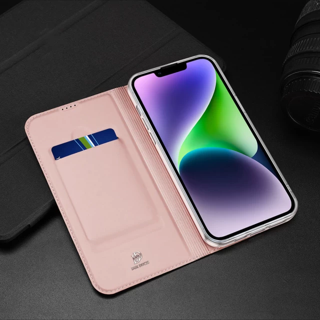 Чехол-книжка Dux Ducis Skin Pro для iPhone 15 Plus Pink (6934913025406)