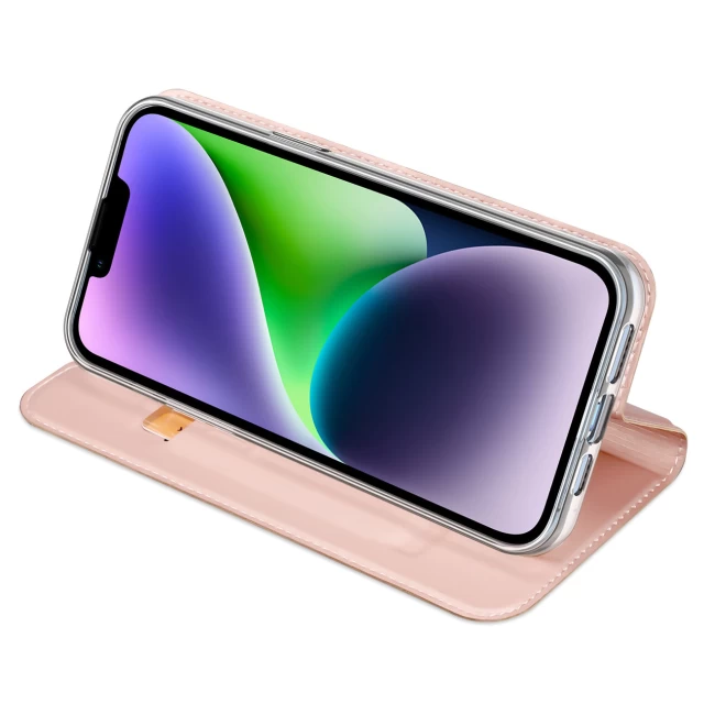 Чохол-книжка Dux Ducis Skin Pro для iPhone 15 Plus Pink (6934913025406)