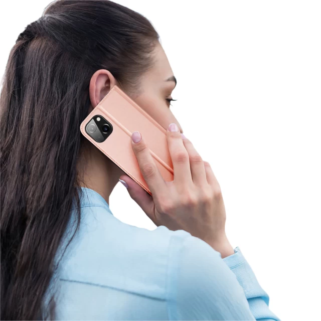 Чохол-книжка Dux Ducis Skin Pro для iPhone 15 Plus Pink (6934913025406)