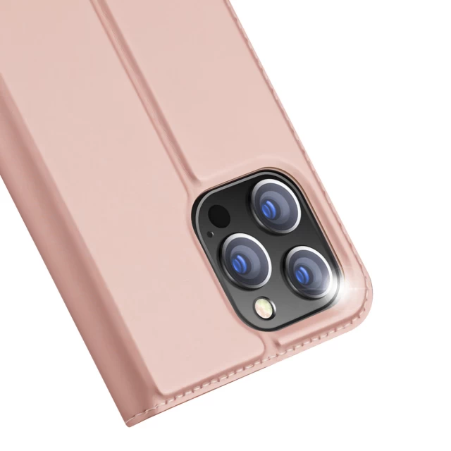 Чохол-книжка Dux Ducis Skin Pro для iPhone 15 Pro Pink (6934913025437)
