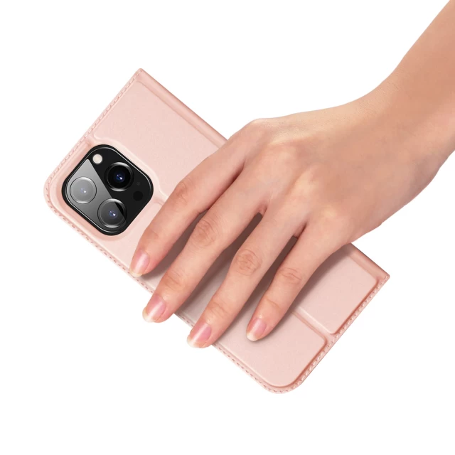 Чохол-книжка Dux Ducis Skin Pro для iPhone 15 Pro Pink (6934913025437)