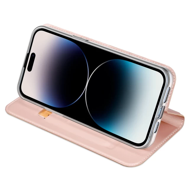 Чехол-книжка Dux Ducis Skin Pro для iPhone 15 Pro Max Pink (6934913025468)