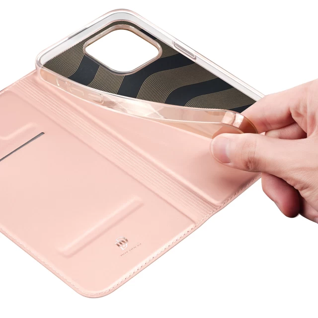 Чохол-книжка Dux Ducis Skin Pro для iPhone 15 Pro Max Pink (6934913025468)