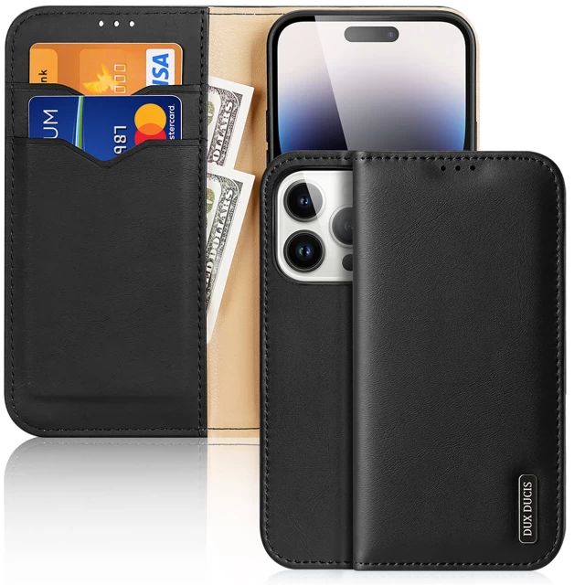 Чохол-книжка Dux Ducis Hivo RFID Blocking для iPhone 15 Pro Black (6934913025536)