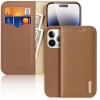 Чохол-книжка Dux Ducis Hivo RFID Blocking для iPhone 15 Pro Brown (6934913025543)