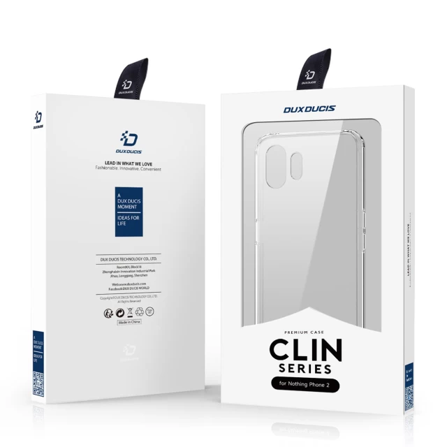 Чехол Dux Ducis Clin для Nothing Phone 2 Transparent (6934913025833)