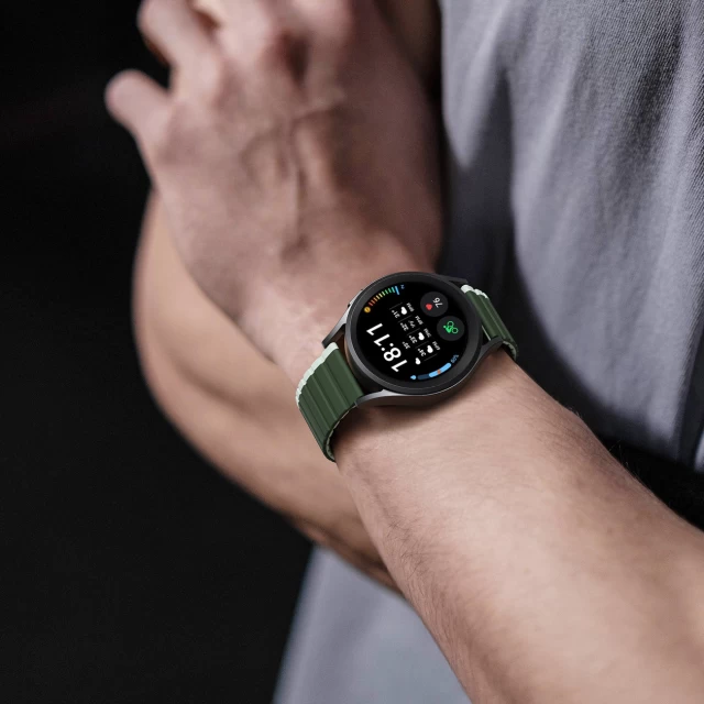Ремешок Dux Ducis 22mm LD Version для Samsung Galaxy Watch 3 45 mm | S3 | Huawei Watch Ultimate | GT3 SE 46 mm Green (6934913026038)