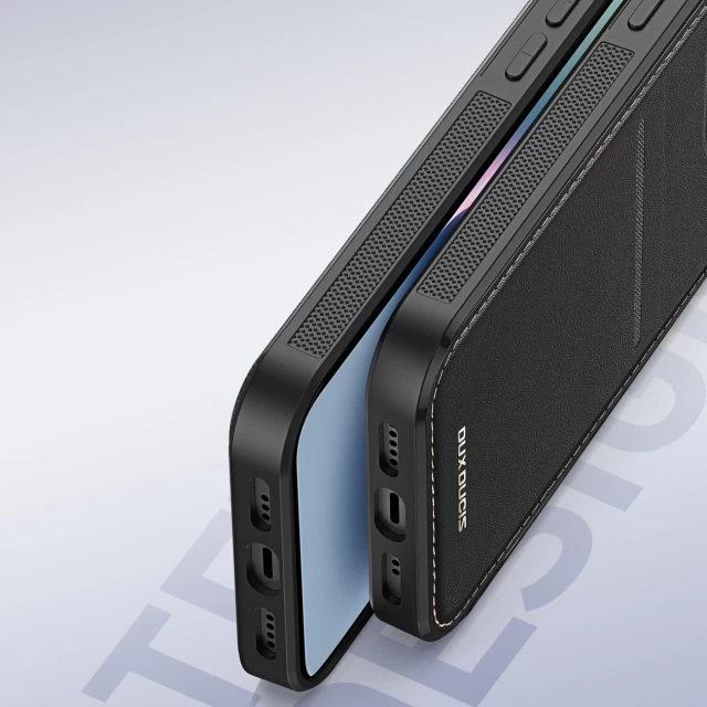 Чохол Dux Ducis Rafi Mag RFID Blocking для iPhone 14 | 13 Black with MagSafe (6934913027240)