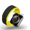 Ремешок Dux Ducis LD для Apple Watch 41 | 40 | 38 mm Black Yellow (6934913027844)