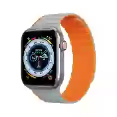 Ремінець Dux Ducis LD для Apple Watch 41 | 40 | 38 mm Grey Orange (6934913027868)