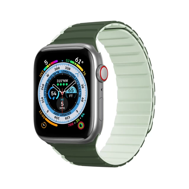 Ремешок Dux Ducis LD для Apple Watch 41 | 40 | 38 mm Green (6934913027882)