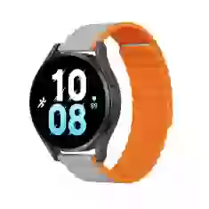 Ремінець Dux Ducis LD 20 mm для Samsung Galaxy Watch 6 | 6 Pro | 6 Classic | 5 | 5 Pro | 5 Classic Grey Orange (6934913027967)