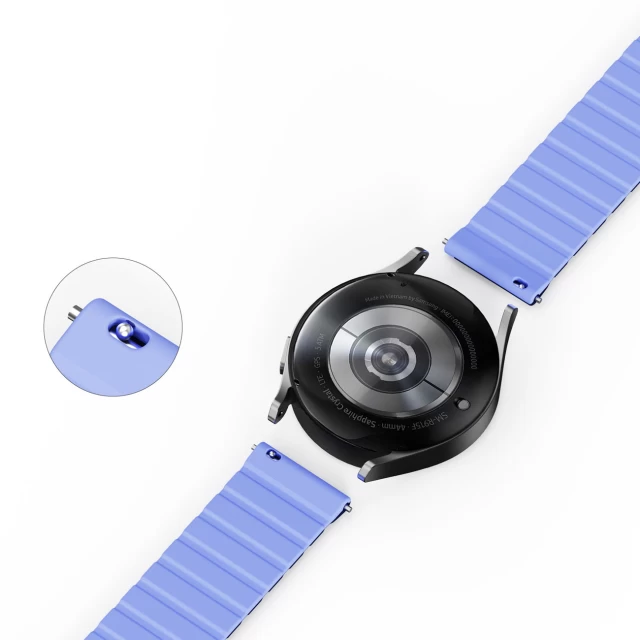Ремінець Dux Ducis LD 20 mm для Samsung Galaxy Watch 6 | 6 Pro | 6 Classic | 5 | 5 Pro | 5 Classic Blue (6934913027974)