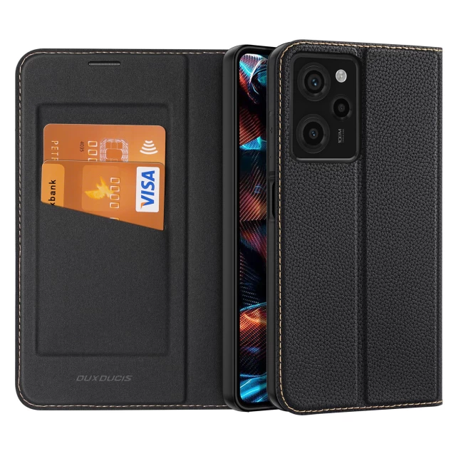 Чехол-книжка Dux Ducis Skin X2 для Xiaomi Redmi Note 12 Pro | Poco X5 Pro 5G Black (6934913028032)