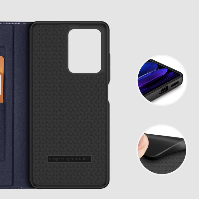 Чохол-книжка Dux Ducis Skin X2 для Xiaomi Redmi Note 12 Pro Plus Blue (6934913028070)