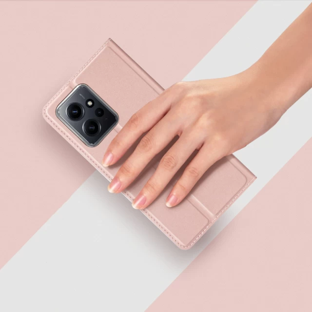 Чехол-книжка Dux Ducis Skin Pro для Xiaomi Redmi Note 12 Pink (6934913029916)