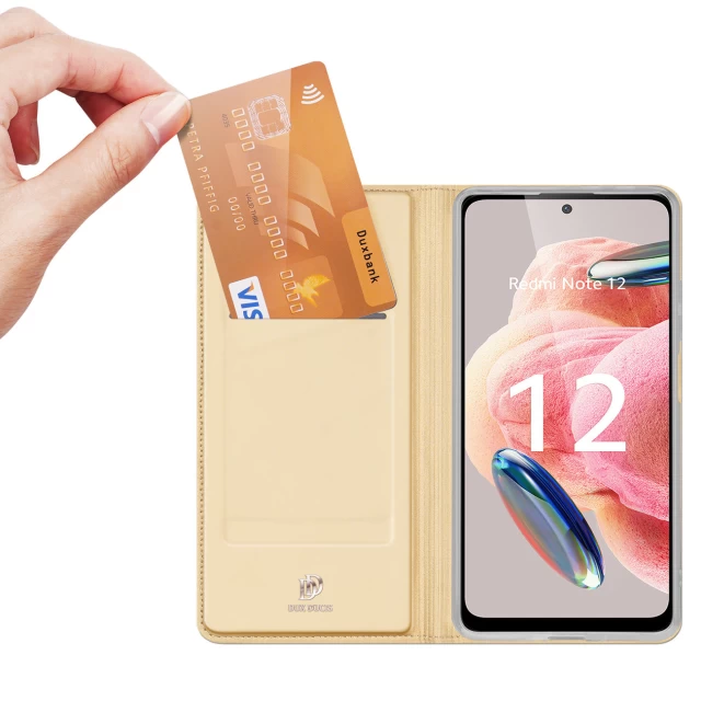 Чехол-книжка Dux Ducis Skin Pro для Xiaomi Redmi Note 12 Gold (6934913029923)