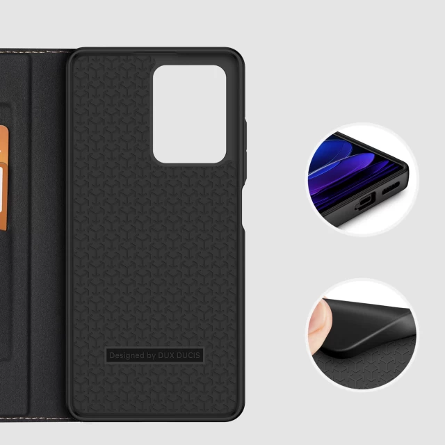 Чохол-книжка Dux Ducis Skin X2 для Xiaomi Redmi Note 12 Black (6934913029978)